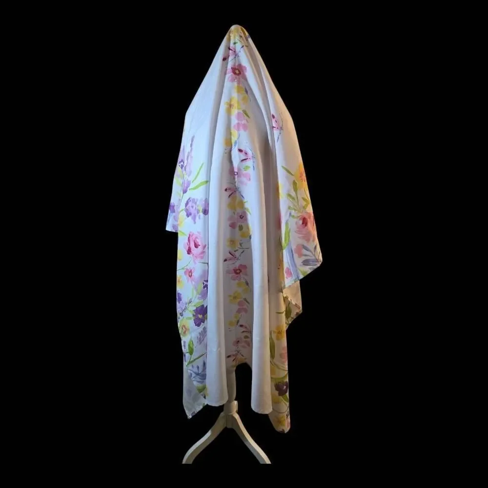 Rectangular Spring Floral Tablecloth - Picture 2 of 5